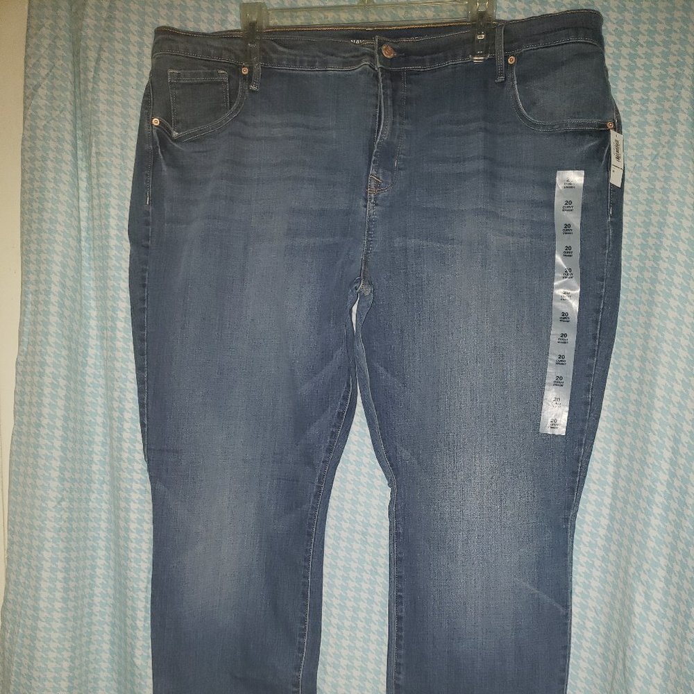Plus Size Old Navy Curvy Straight Leg Jeans
